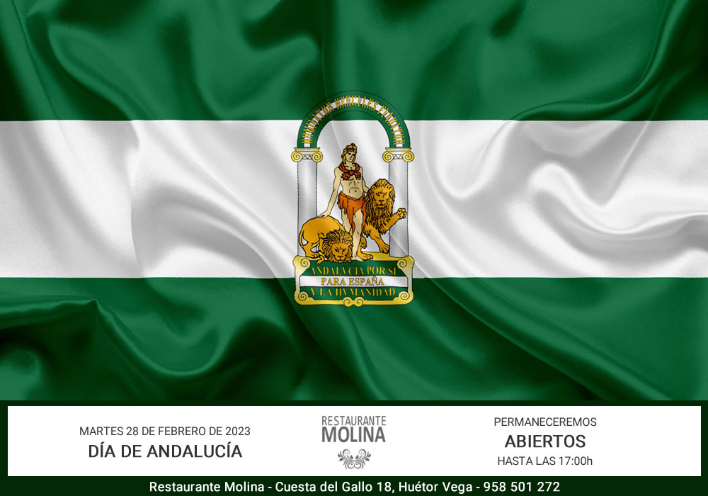 Día de Andalucía 2023, permaneceremos abiertos